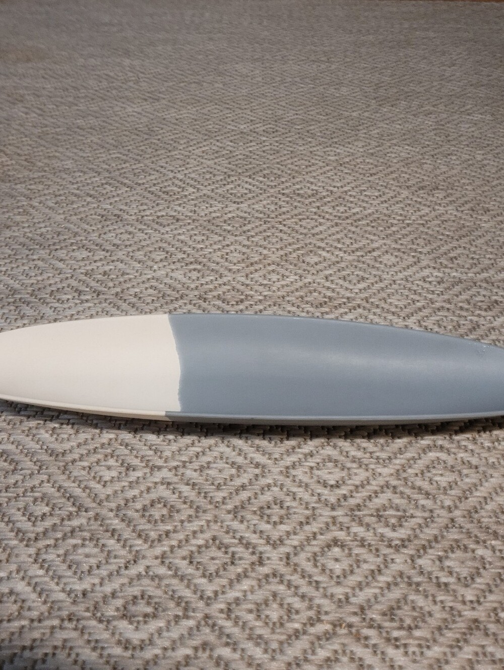 Modern Dip Brand Color-Block Boat-Shaped Ceramic Decorative Centerpiece Bowl